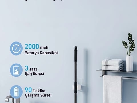 Banyoda duşakabin ve derz temizliği